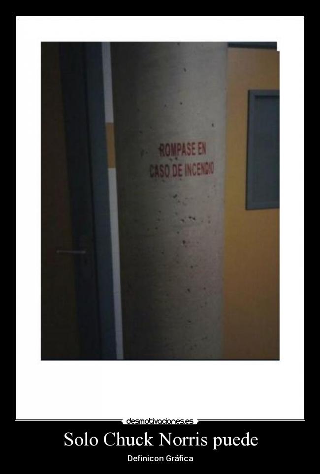 Solo Chuck Norris puede -