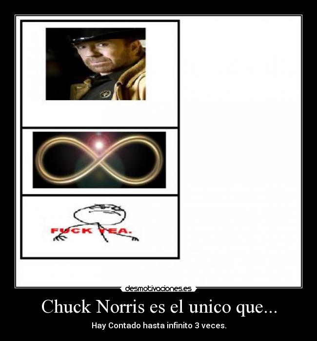 Chuck Norris es el unico que... - 