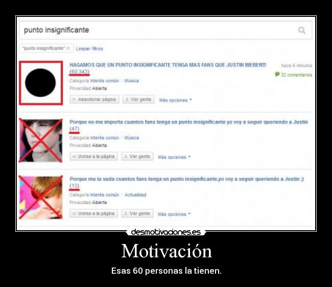 Motivación - Esas 60 personas la tienen.