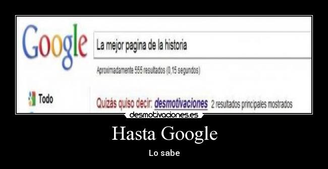 Hasta Google - 