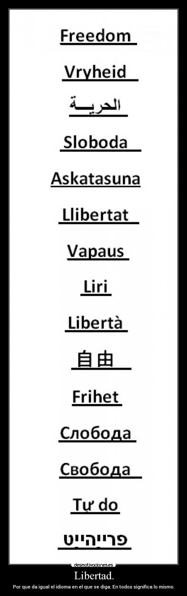 Libertad. -