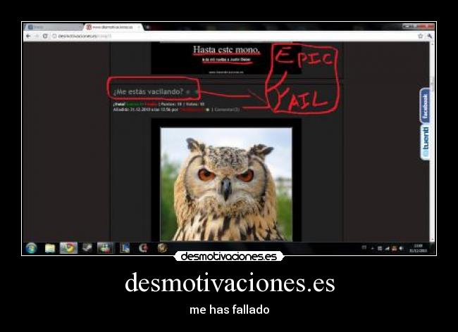 desmotivaciones.es - me has fallado