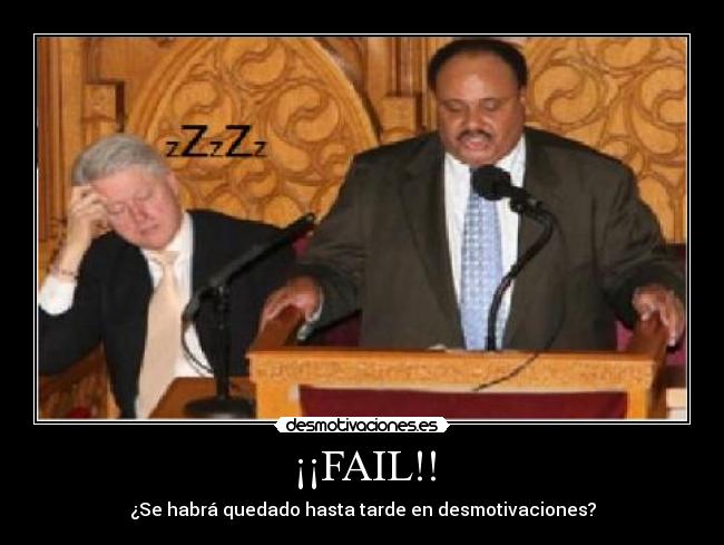 ¡¡FAIL!! - 