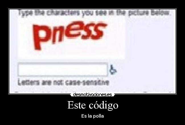 Este código - Es la polla