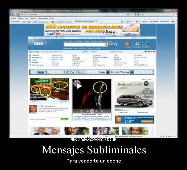 Mensajes Subliminales - Para venderte un coche