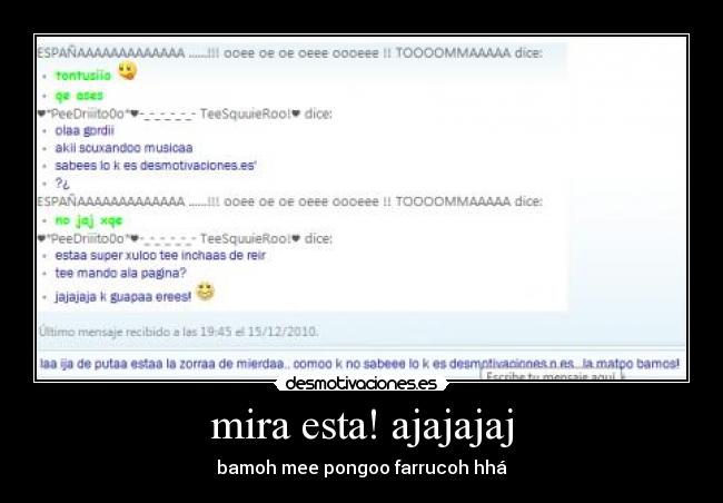 mira esta! ajajajaj - bamoh mee pongoo farrucoh hhá