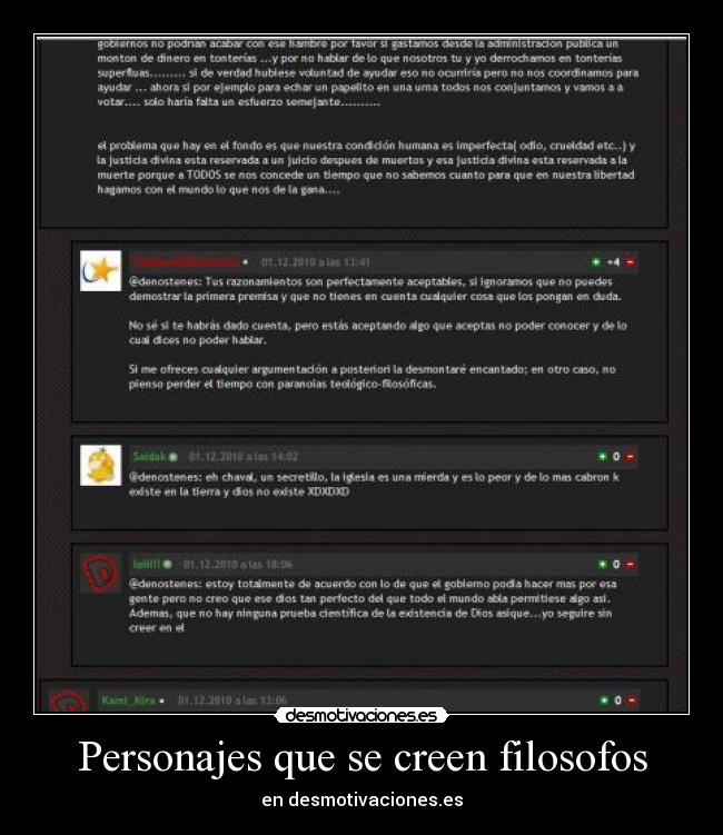 Personajes que se creen filosofos - en desmotivaciones.es