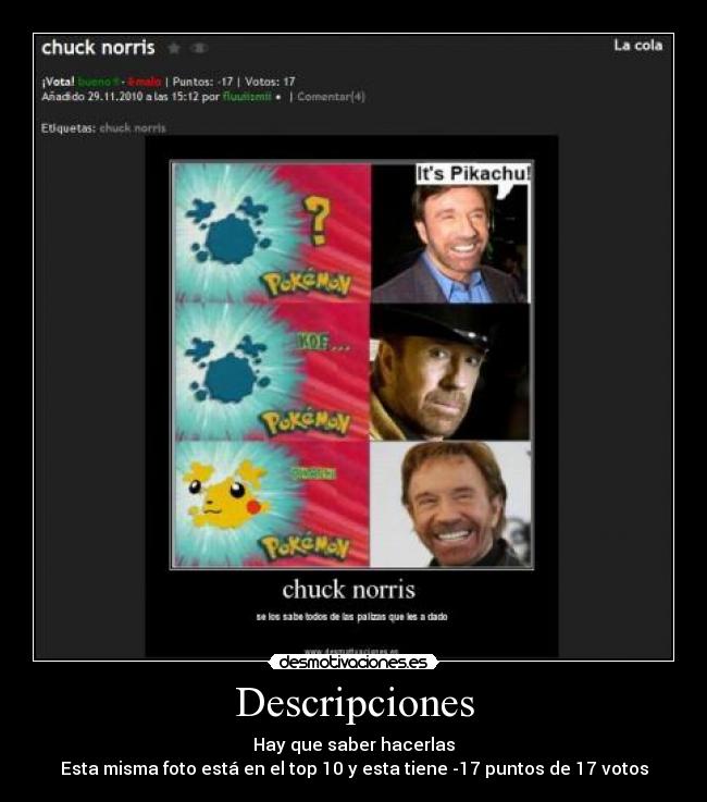 Descripciones - 