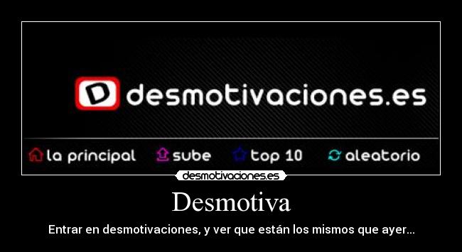 Desmotiva -