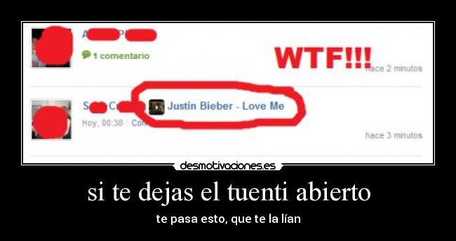 si te dejas el tuenti abierto -