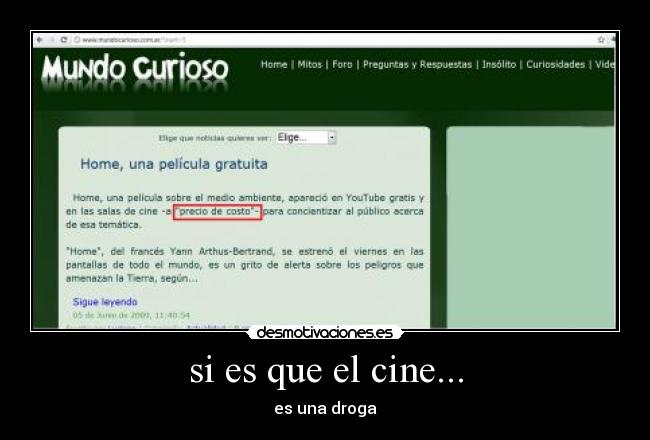 si es que el cine... -