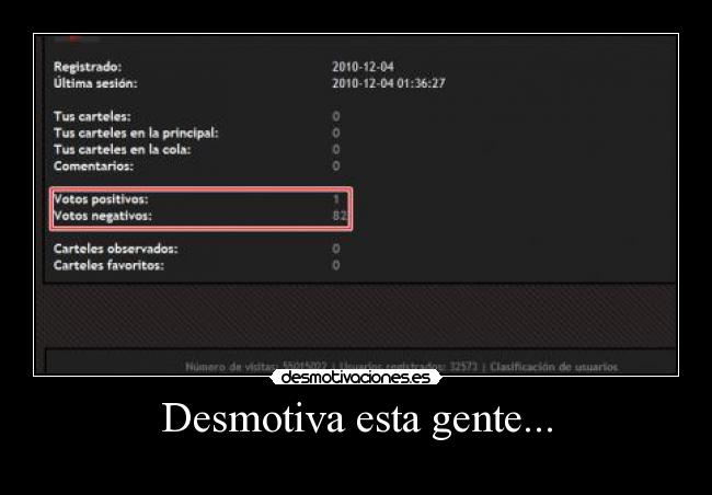 Desmotiva esta gente... - 