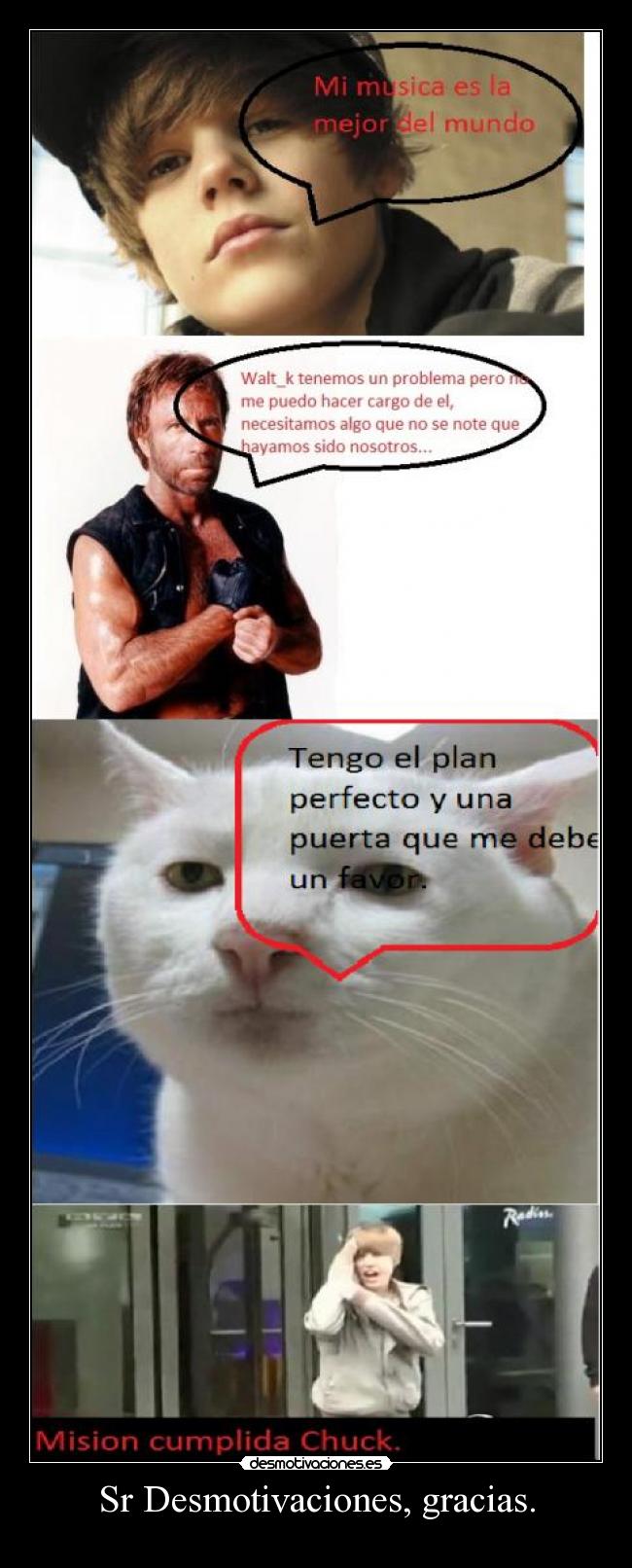 Sr Desmotivaciones, gracias. -