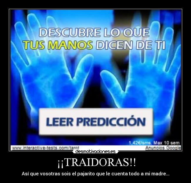 ¡¡TRAIDORAS!! -