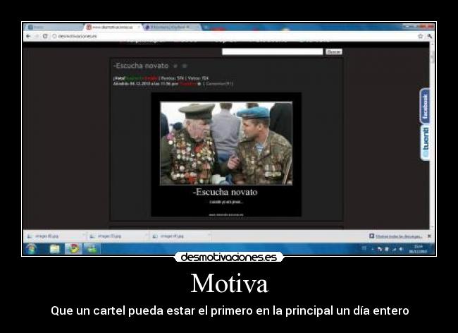 Motiva - Que un cartel pueda estar el primero en la principal un día entero