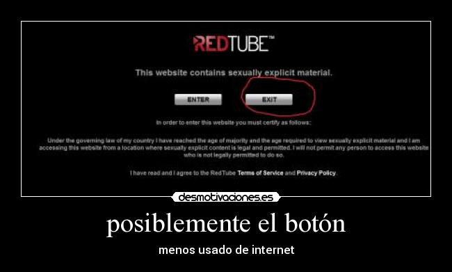 posiblemente el botón - menos usado de internet