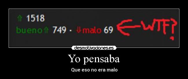 Yo pensaba -