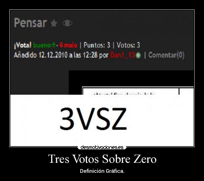 Tres Votos Sobre Zero -