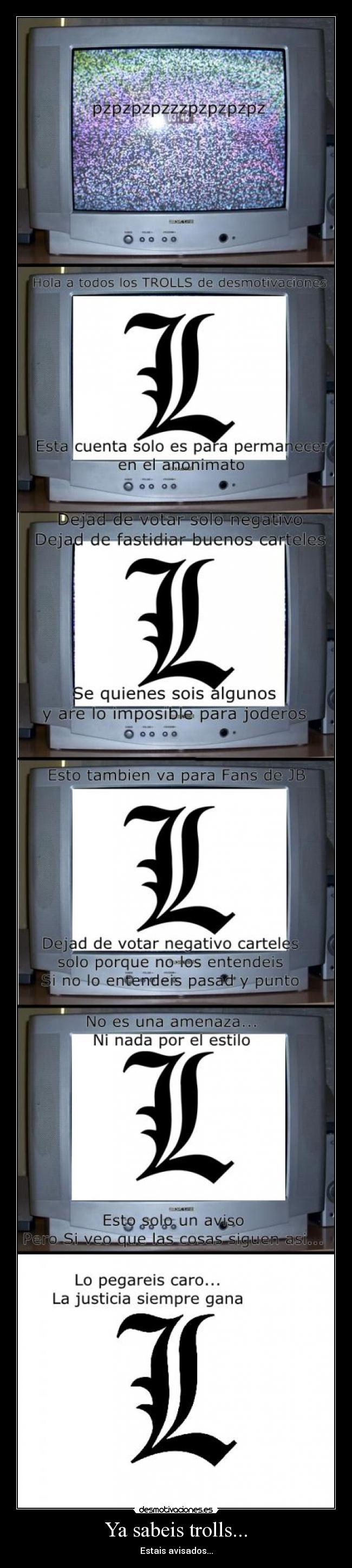 Ya sabeis trolls... - Estais avisados...