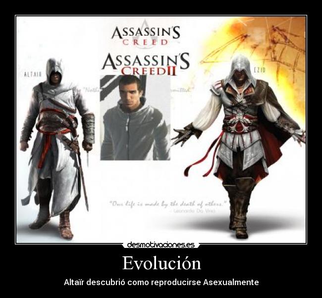 Evolución - Altaïr descubrió como reproducirse Asexualmente