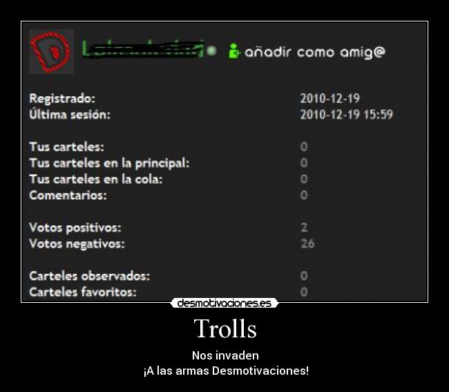 Trolls - Nos invaden
¡A las armas Desmotivaciones!