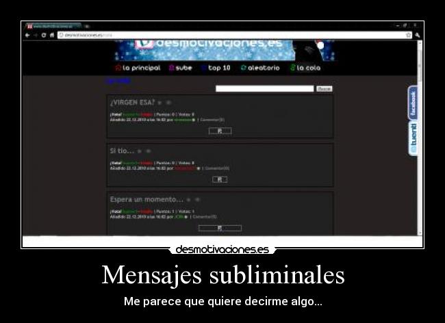 Mensajes subliminales -