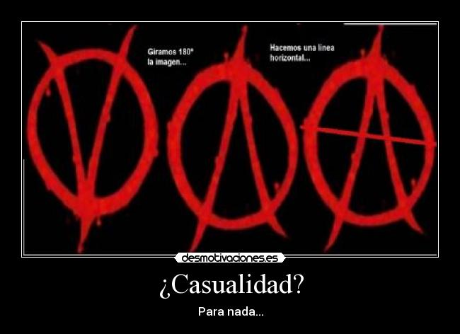 ¿Casualidad? -
