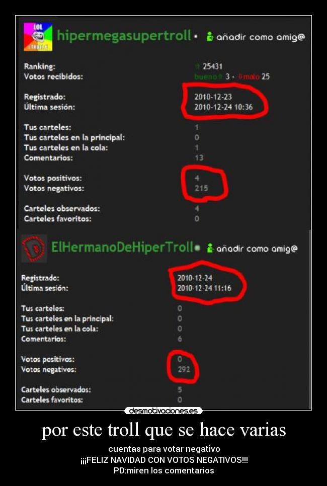 carteles navidad troll desmotivaciones