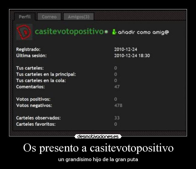 Os presento a casitevotopositivo -