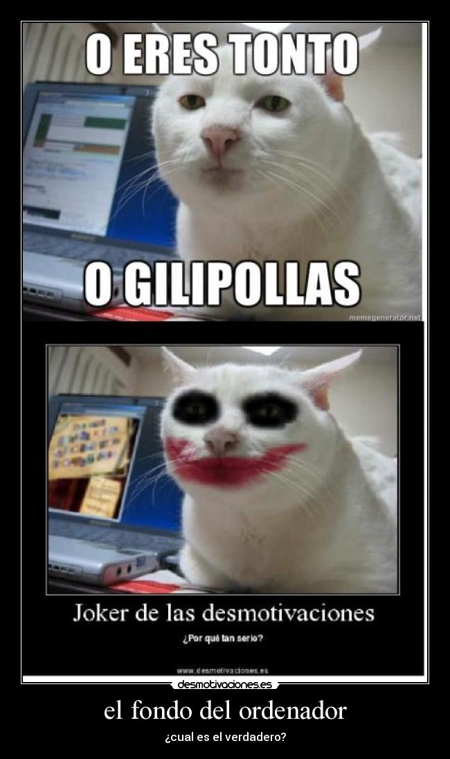 el fondo del ordenador -