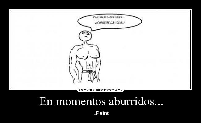 En momentos aburridos... -