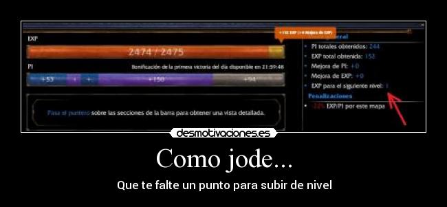 carteles exp lol jode gamers desmotivaciones