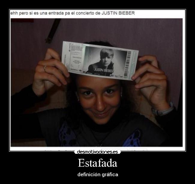 Estafada - definición gráfica