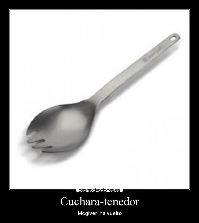 Cuchara-tenedor -