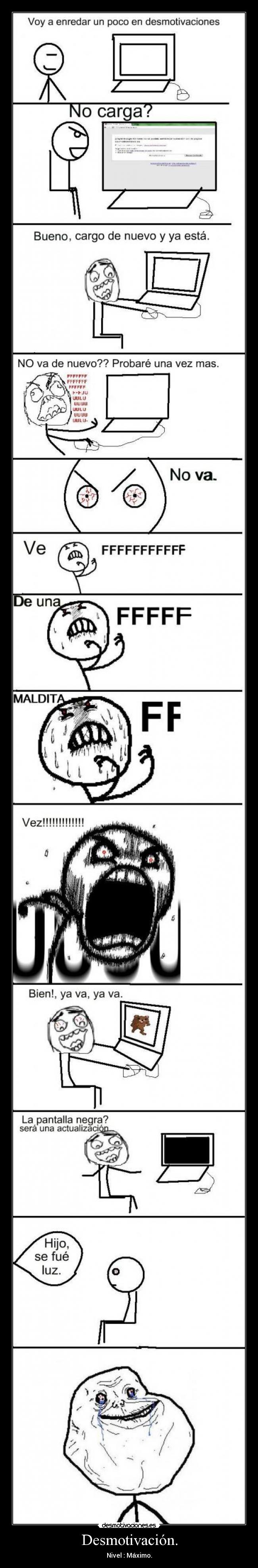 Desmotivación. -