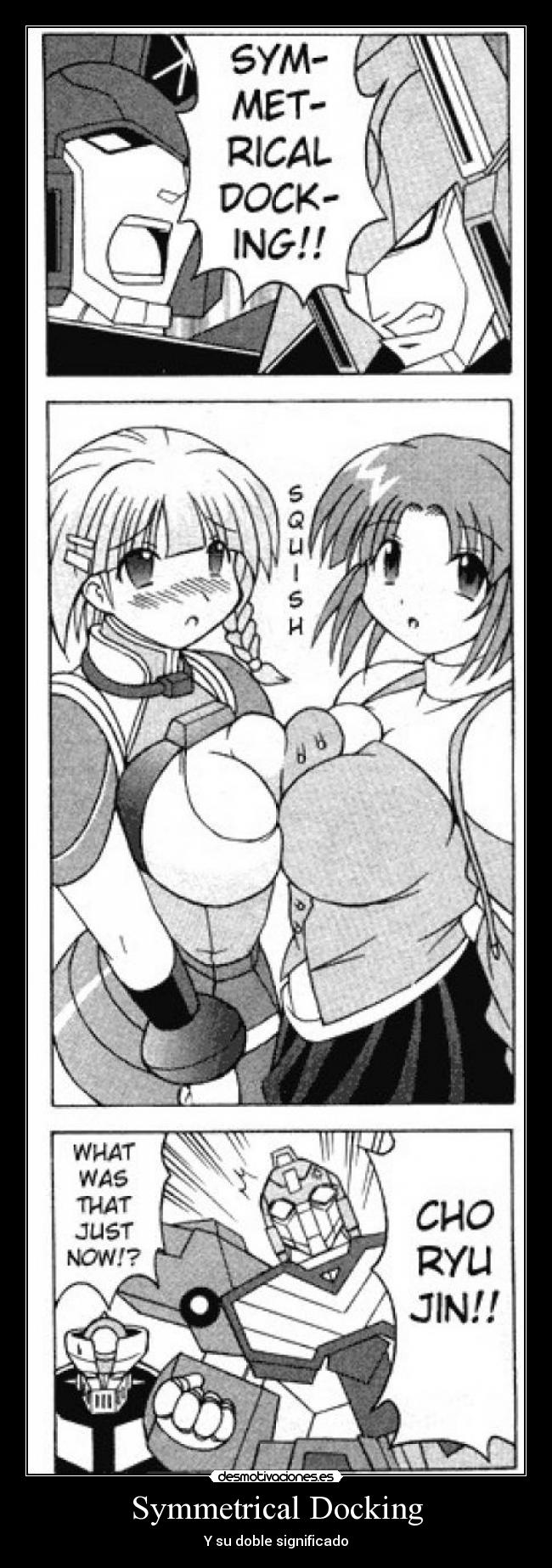 carteles symmetrical docking choryujin hyoryu enryu mazinger the king braves gaogaigar desmotivaciones