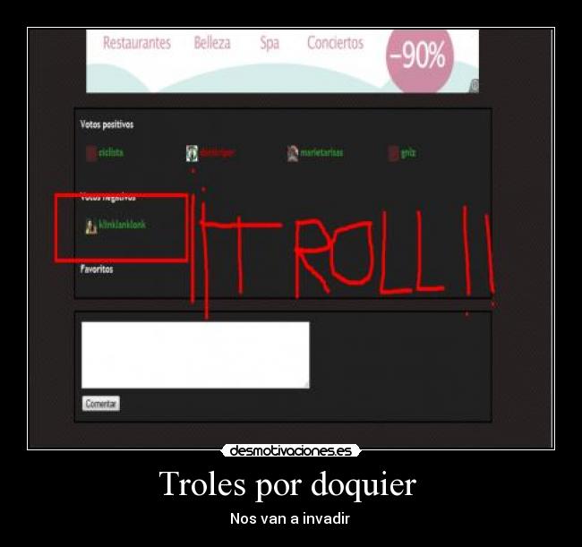 Troles por doquier -