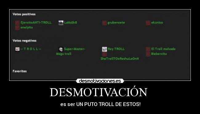 DESMOTIVACIÓN -