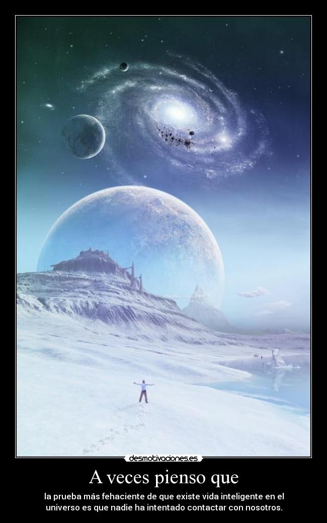 A veces pienso que -