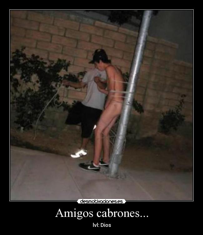 Amigos cabrones... - lvl: Dios