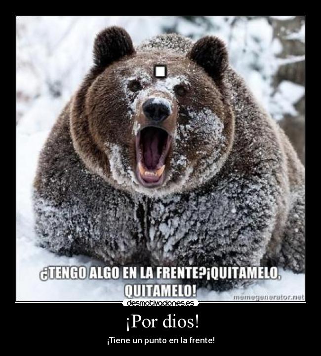 carteles dios tengo algo frente desmotivaciones