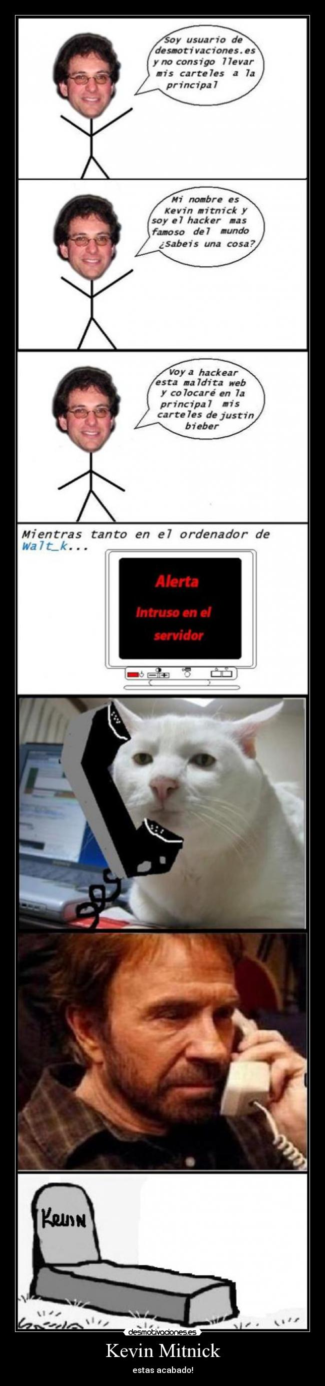 carteles kevin mitnick desmotivaciones