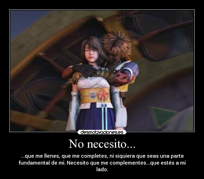 No necesito... - 