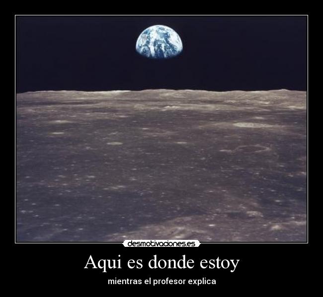 Aqui es donde estoy -