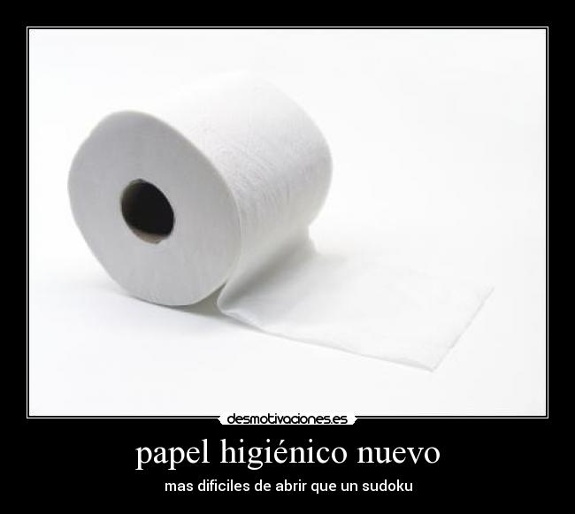 papel higiénico nuevo - 