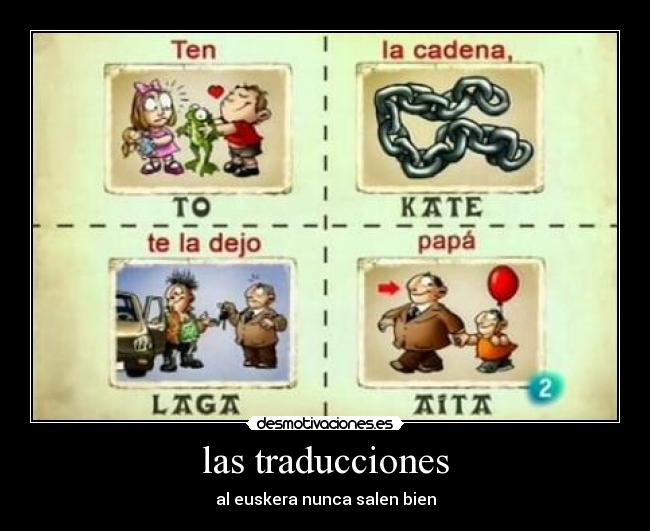 las traducciones - 