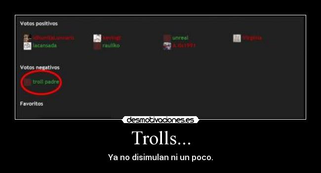 Trolls... -