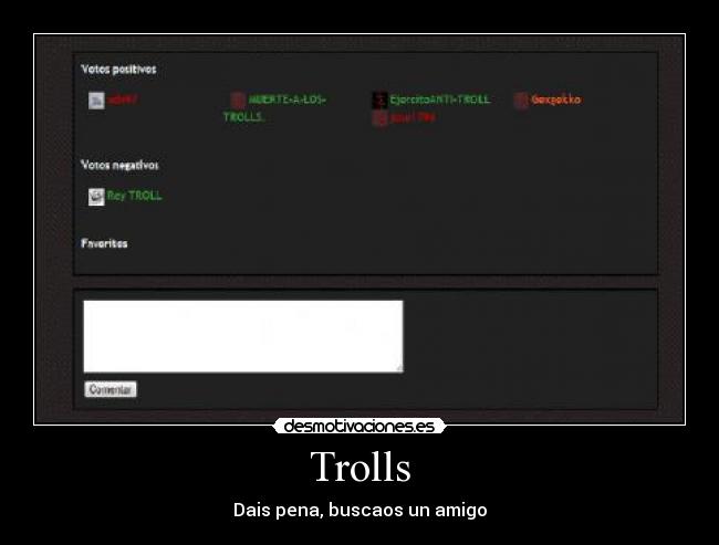 carteles trolls tocapelotas aguafiestas desmotivaciones