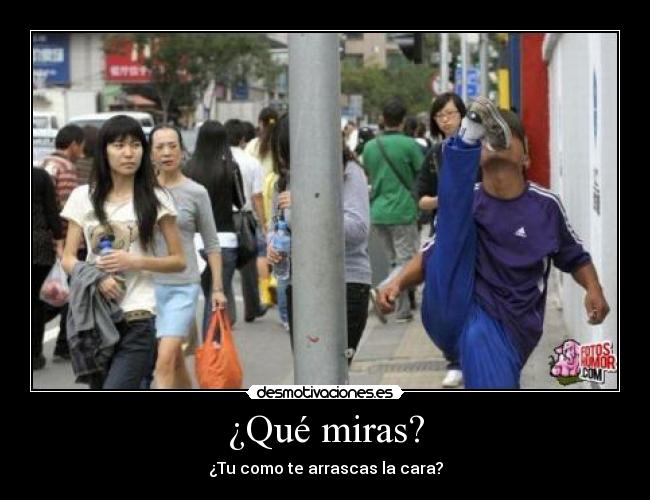 carteles que miras tu como arrascas cara desmotivaciones