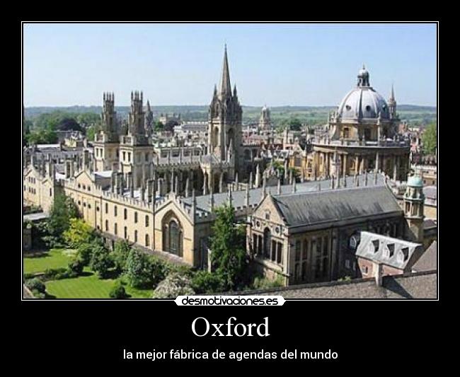 Oxford - la mejor fábrica de agendas del mundo